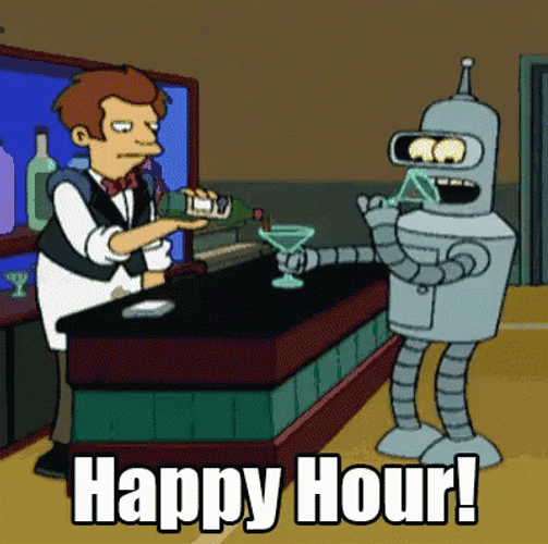 Happy Hour Futurama GIF