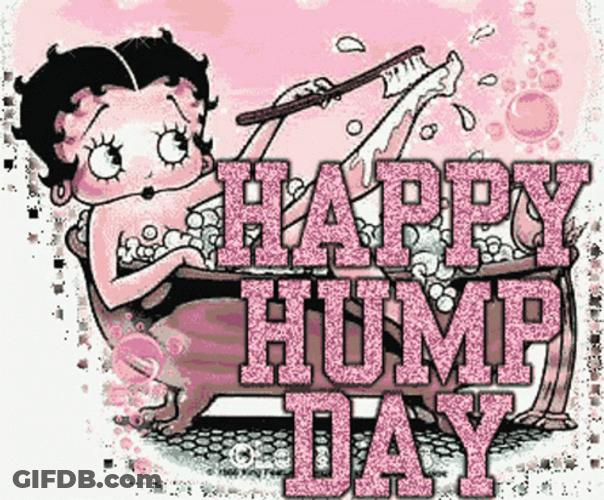 Happy Hump Day Cartoon Character Betty Boop GIF