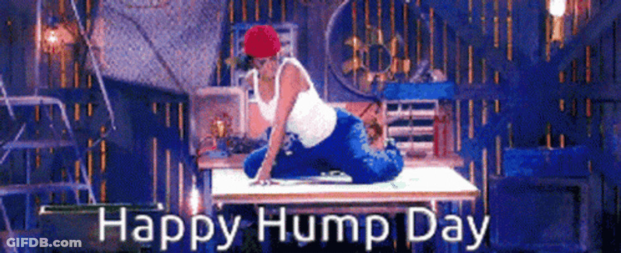 Happy Hump Day Dancing Man On The Floor GIF