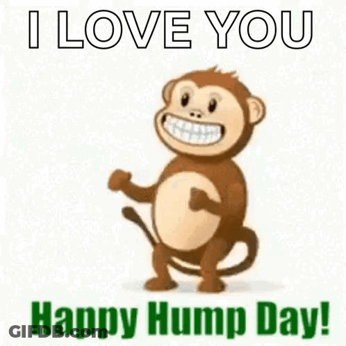 Happy Hump Day Monkey Dancing GIF