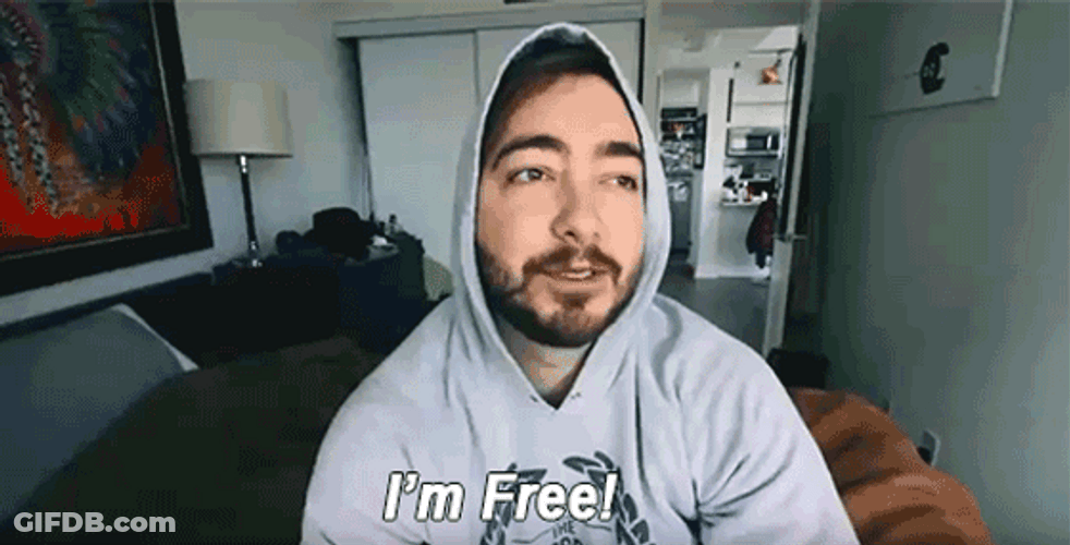 Happy I'm Free GIF