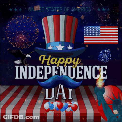 Happy Independence Day Artwork GIF