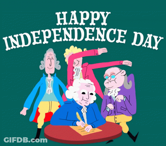 Happy Independence Day Declaration GIF