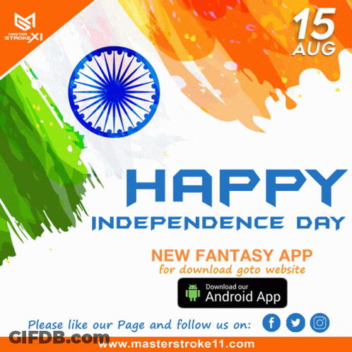 Happy Independence Day Poster GIF
