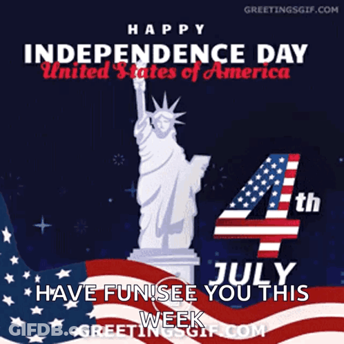 Happy Independence Day USA GIF
