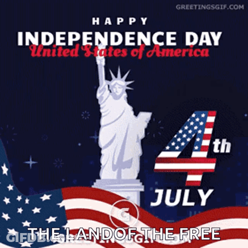 Happy Independence Day USA GIF