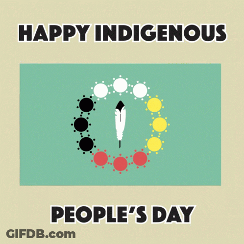 Happy Indigenous Peoples Day Greeting Card GIF