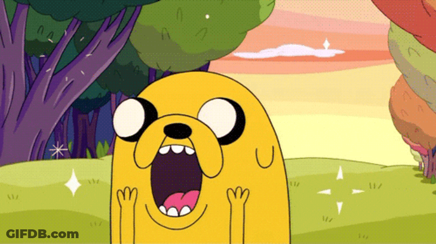 Happy Jake Adventure Time GIF