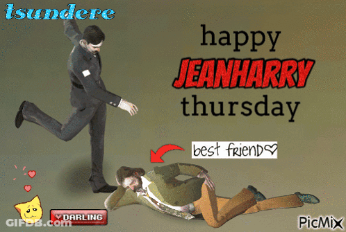Happy Jeanharry Thursday Best Friend Darling GIF