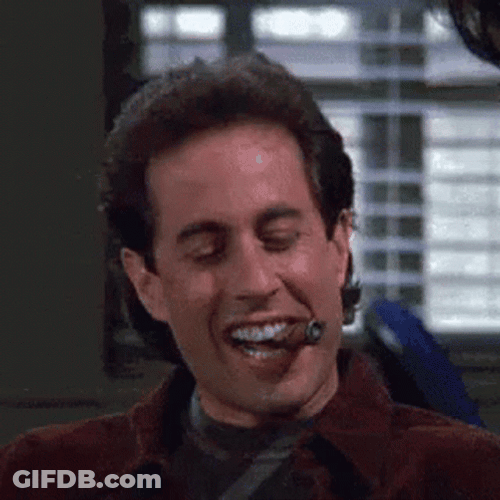 Happy Jerry Seinfeld GIF