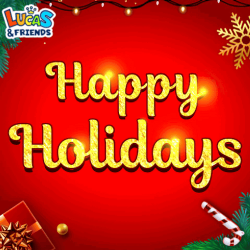 Happy Jolly Holiday Cute Merry Christmas Wishes GIF