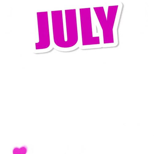Happy July Bunny GIF