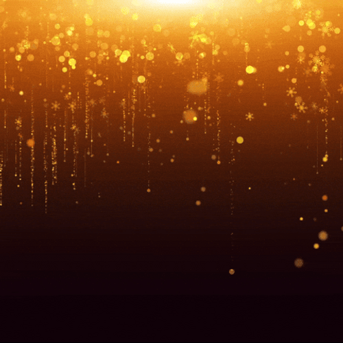 Happy July Golden Confetti GIF