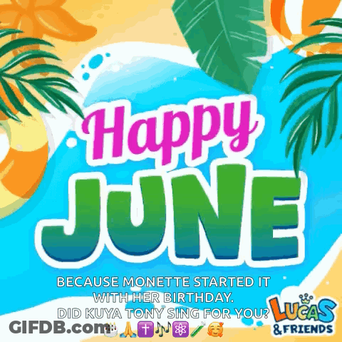 Happy June Monette Birthday GIF