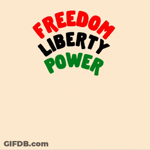 Happy Juneteenth Freedom Liberty Power GIF