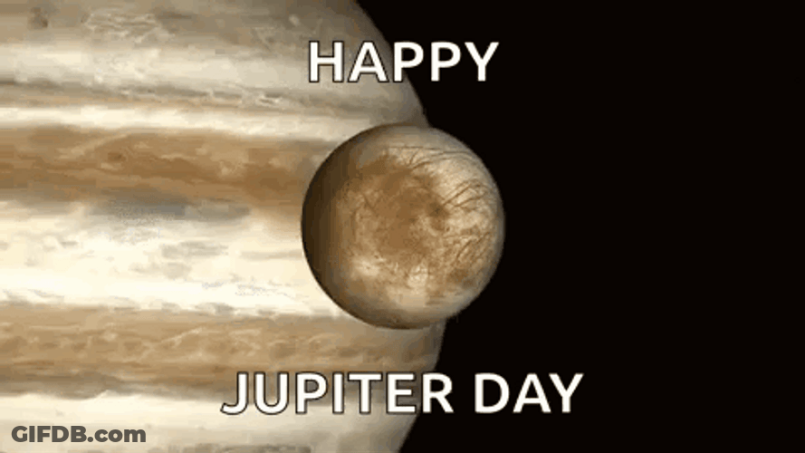 Happy Jupiter Day With Europa GIF