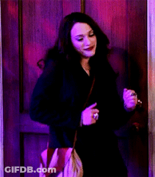 Happy Kat Dennings Partying Dancing GIF