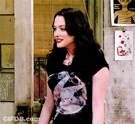Happy Kat Dennings Talking Explaining GIF
