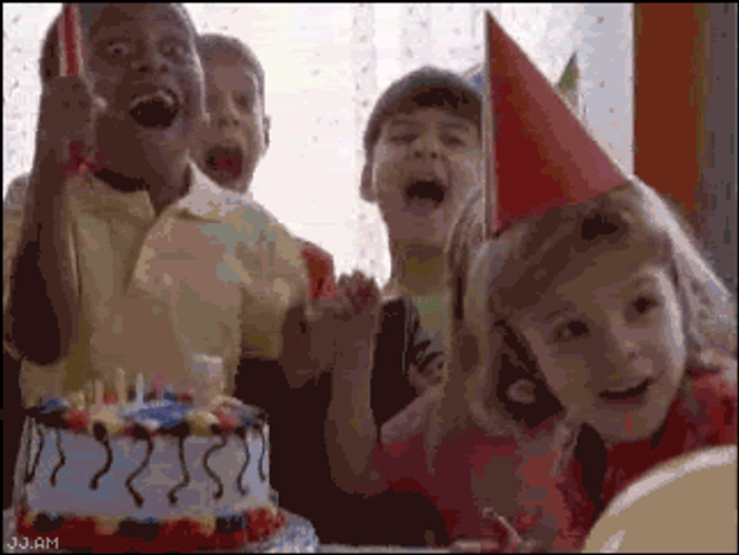 Happy Kid It's My Birthday GIF