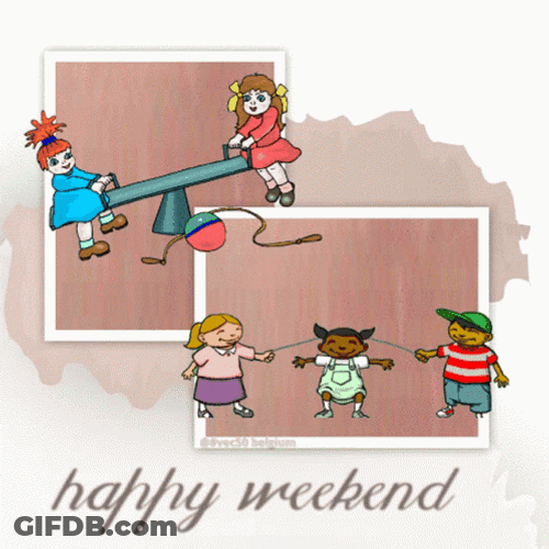 Happy Kids On Long Weekend Days GIF