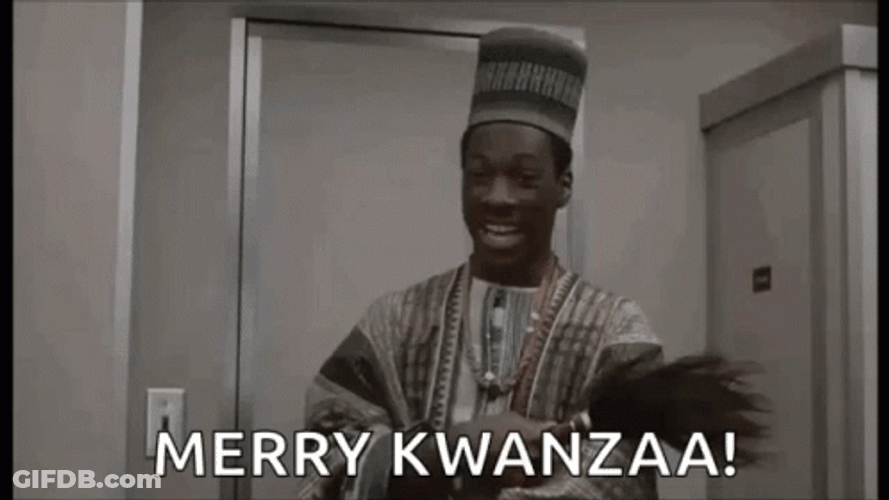 Happy Kwanzaa Eddie Murphy GIF