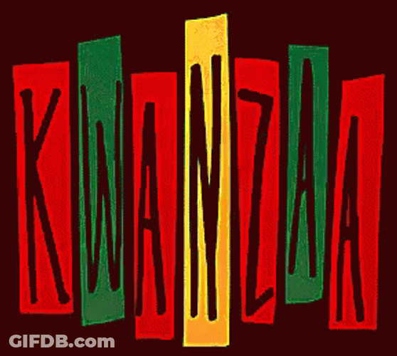 Happy Kwanzaa Flashing Creative Design GIF