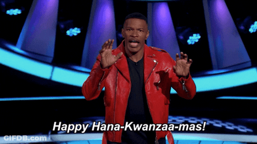Happy Kwanzaa Mas Jamie Foxx GIF