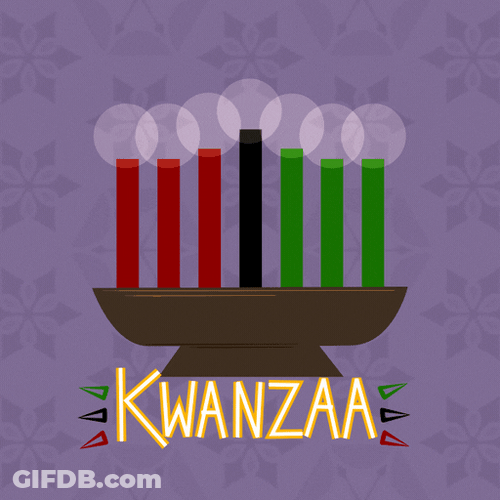 Happy Kwanzaa Visual Branding GIF