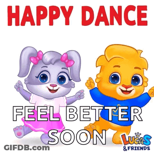 Happy L Dance Feel Better Soon GIF