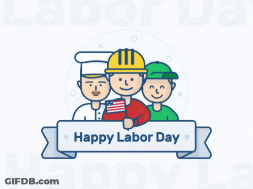 Happy Labor Day Poster GIF