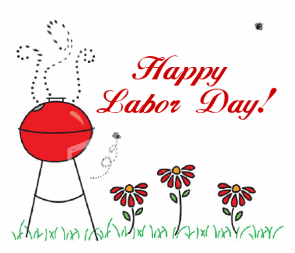Happy Labor Day Weekend Barbecue Party GIF