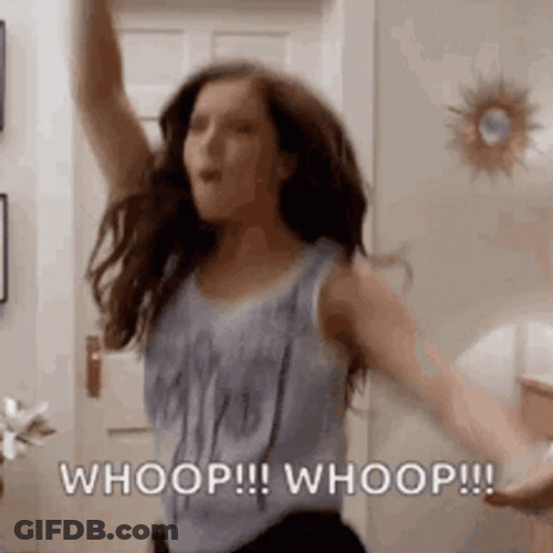 Happy Lady Dancing Whoomp There It Is GIF