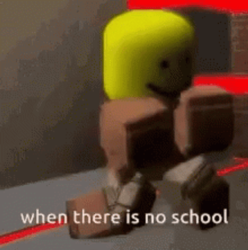 Happy Last Day Of School Roblox Dancing GIF