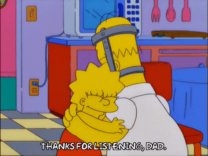 Happy Lisa Simpson Thanks For Listening GIF