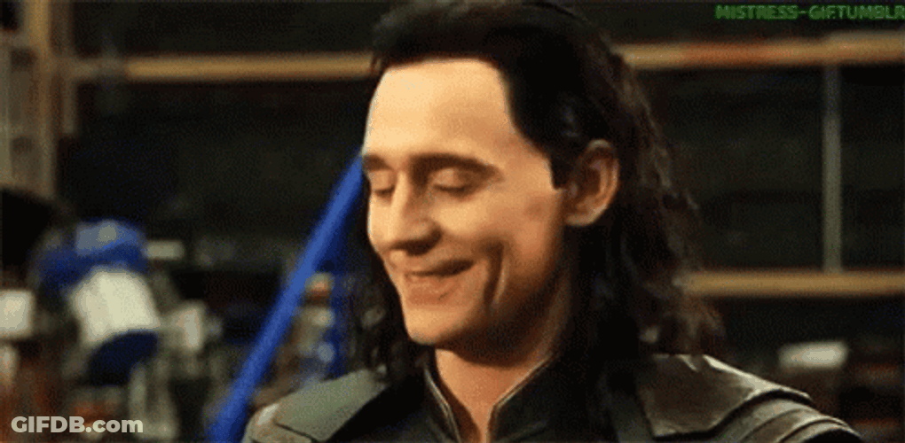 Happy Loki Bright Teeth GIF