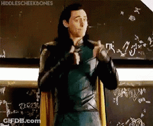 Happy Loki Double Thumbs Up GIF
