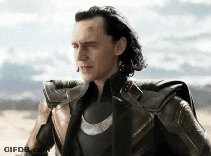 Happy Loki Laughing GIF