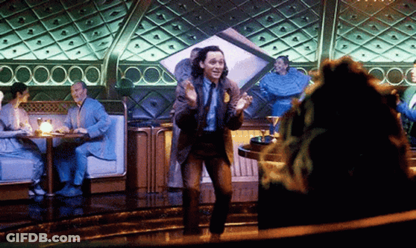 Happy Loki Waving Dance GIF