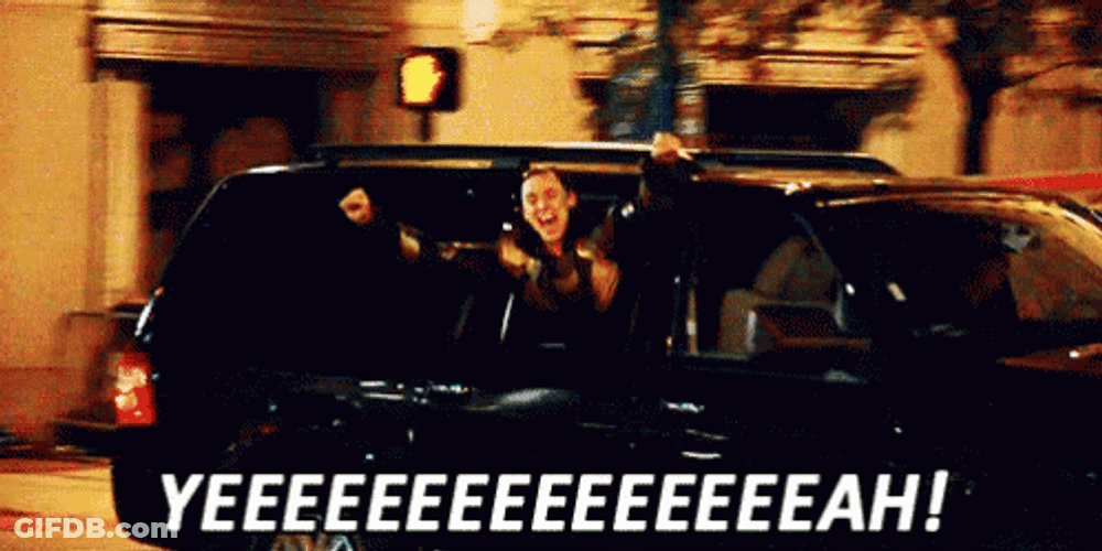 Happy Loki Yeah Screaming While In The Car GIF