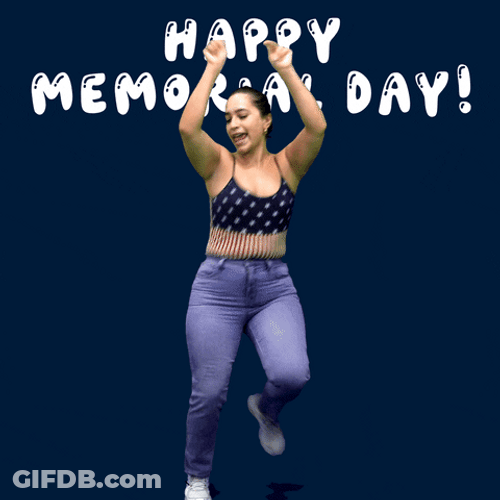 Happy Long Weekend Memorial Day GIF