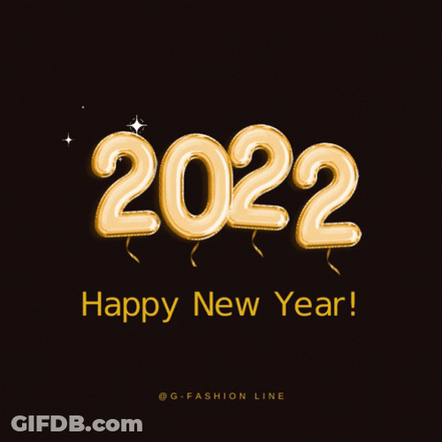 Happy Lunar New Year 2022 Candle Sparkles GIF