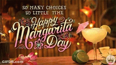 Happy Margarita Day Greeting Card GIF