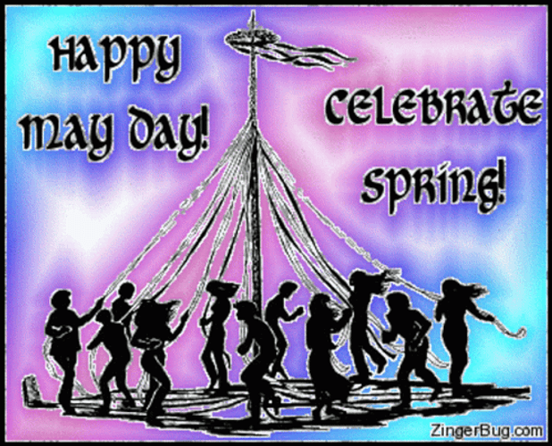Happy May Day Celebrate Spring GIF