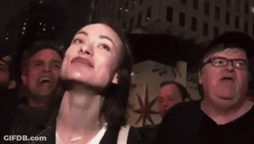 Happy Meme Olivia Wilde GIF