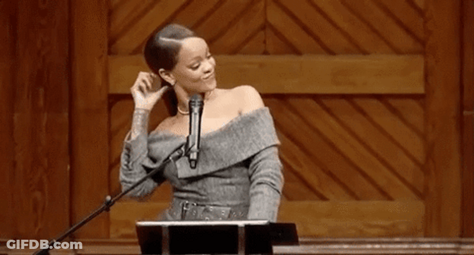 Happy Meme Rihanna GIF