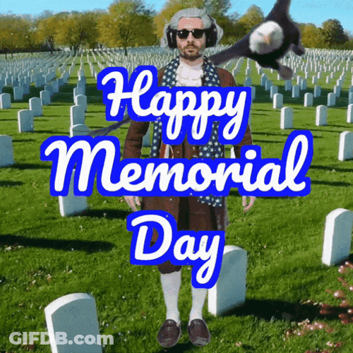 Happy Memorial 4 Day Weekend GIF
