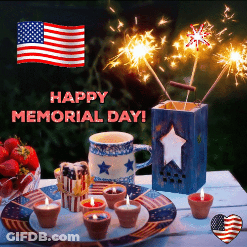 Happy Memorial Day Weekend Dinner Time GIF
