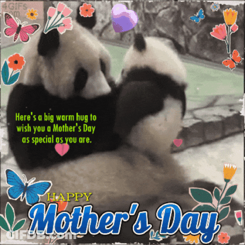 Happy Mom's Day Neon Sign GIF