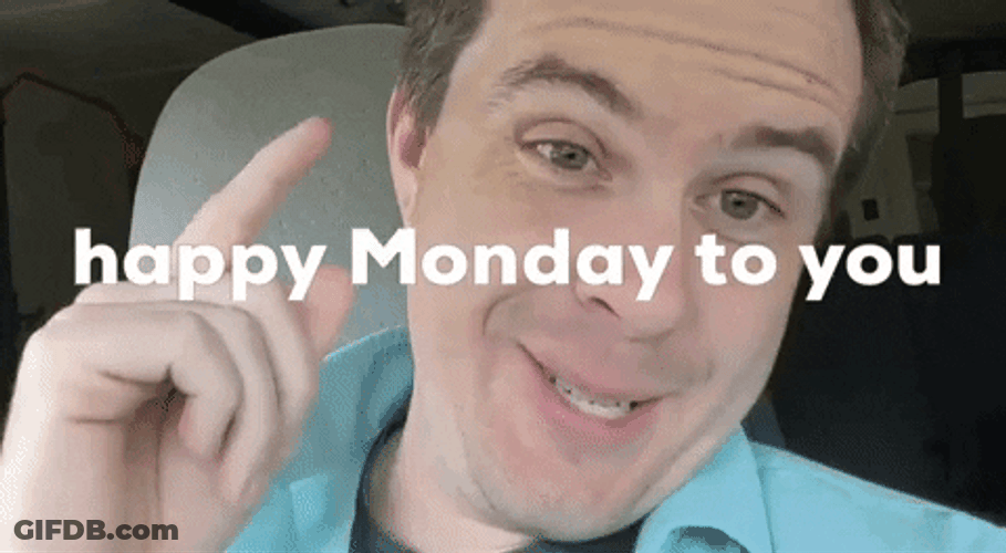 Happy Monday By Luke Guy GIF