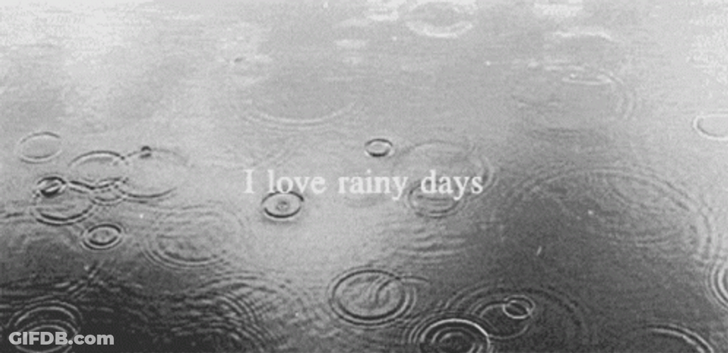 Happy Monday I Love Rainy Days GIF